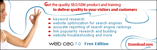 Web CEO - Get the Quality SEO/SEM Product and Training!