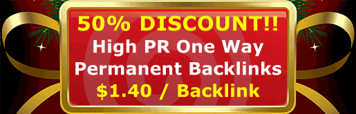 High PR One Way Permanent Backlinks!
