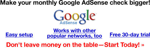 Make Your Monthly Google AdSense Payment Bigger!