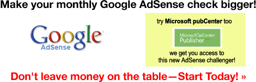 Improve Your Monthly Google AdSense Payment!