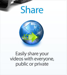 Share your videos with anyone