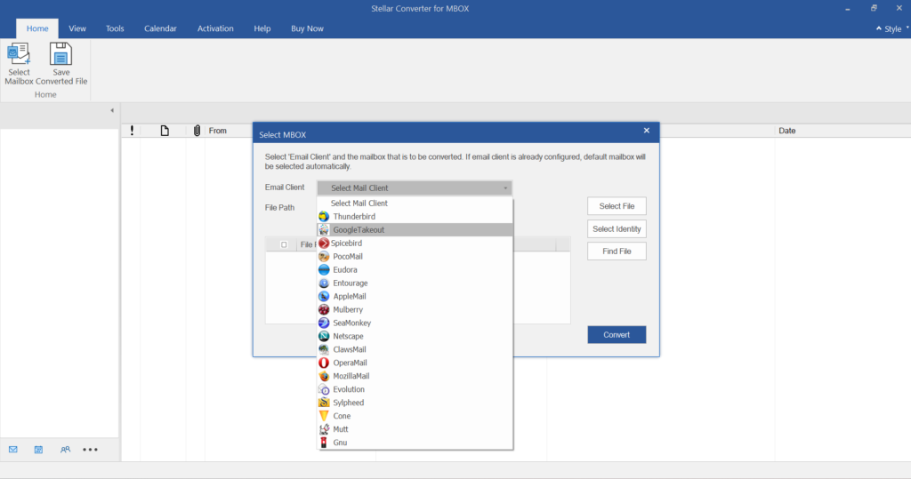 Stellar Repair for Outlook – Preview of your gmail mailbox data